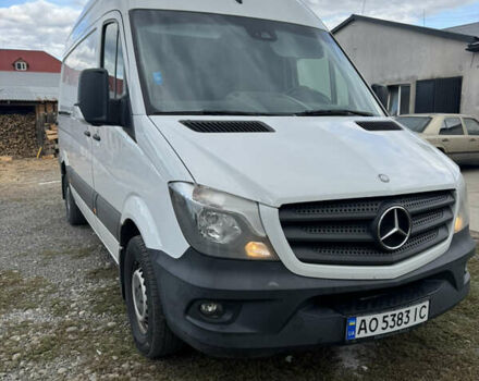 Белый Мерседес Sprinter, объемом двигателя 2.14 л и пробегом 305 тыс. км за 16000 $, фото 1 на Automoto.ua