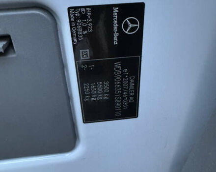 Белый Мерседес Sprinter, объемом двигателя 2.2 л и пробегом 289 тыс. км за 18200 $, фото 8 на Automoto.ua