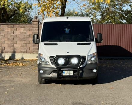 Белый Мерседес Sprinter, объемом двигателя 3 л и пробегом 378 тыс. км за 19500 $, фото 1 на Automoto.ua
