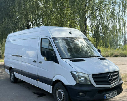 Белый Мерседес Sprinter, объемом двигателя 2.14 л и пробегом 396 тыс. км за 14200 $, фото 1 на Automoto.ua