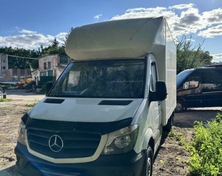 Белый Мерседес Sprinter, объемом двигателя 2.2 л и пробегом 162 тыс. км за 8177 $, фото 1 на Automoto.ua