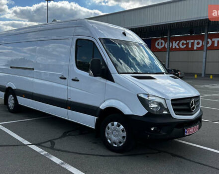 Белый Мерседес Sprinter, объемом двигателя 2.2 л и пробегом 386 тыс. км за 22450 $, фото 4 на Automoto.ua