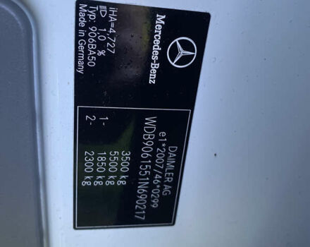 Белый Мерседес Sprinter, объемом двигателя 2.2 л и пробегом 296 тыс. км за 22500 $, фото 26 на Automoto.ua