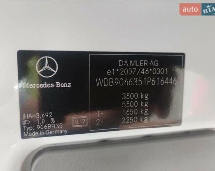 Білий Мерседес Sprinter, об'ємом двигуна 2.2 л та пробігом 262 тис. км за 21500 $, фото 28 на Automoto.ua