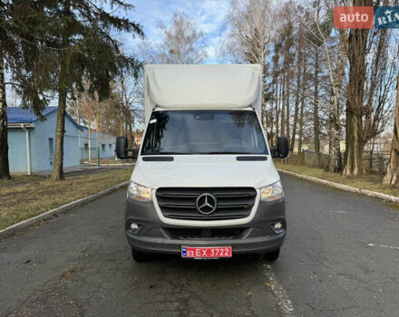 Белый Мерседес Sprinter, объемом двигателя 2.2 л и пробегом 293 тыс. км за 28800 $, фото 2 на Automoto.ua