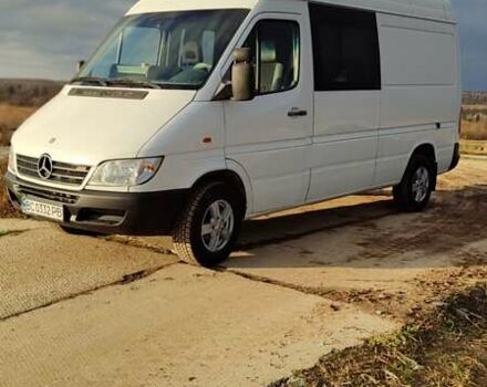 Белый Мерседес Sprinter, объемом двигателя 2.69 л и пробегом 75 тыс. км за 6900 $, фото 5 на Automoto.ua