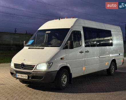 Білий Мерседес Sprinter, об'ємом двигуна 2.2 л та пробігом 670 тис. км за 9500 $, фото 1 на Automoto.ua