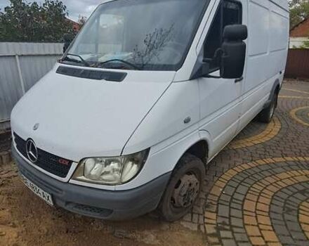 Белый Мерседес Sprinter, объемом двигателя 2.2 л и пробегом 411 тыс. км за 10000 $, фото 1 на Automoto.ua
