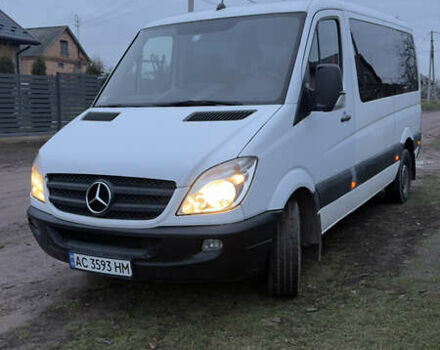 Белый Мерседес Sprinter, объемом двигателя 2.2 л и пробегом 450 тыс. км за 13500 $, фото 1 на Automoto.ua