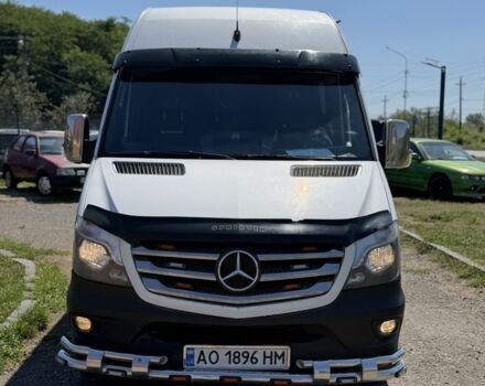 Белый Мерседес Sprinter, объемом двигателя 3 л и пробегом 915 тыс. км за 25934 $, фото 2 на Automoto.ua
