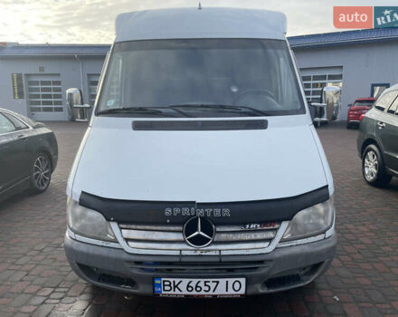 Белый Мерседес Sprinter, объемом двигателя 2.69 л и пробегом 30 тыс. км за 12300 $, фото 1 на Automoto.ua