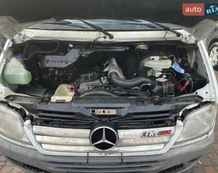 Белый Мерседес Sprinter, объемом двигателя 2.69 л и пробегом 30 тыс. км за 12300 $, фото 14 на Automoto.ua