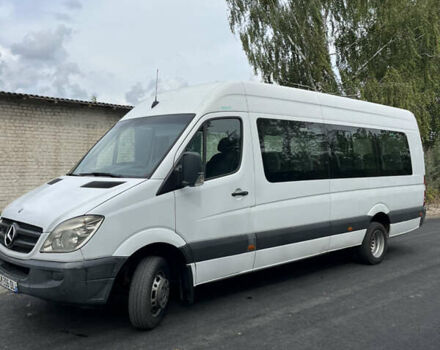 Белый Мерседес Sprinter, объемом двигателя 2.14 л и пробегом 388 тыс. км за 28000 $, фото 1 на Automoto.ua
