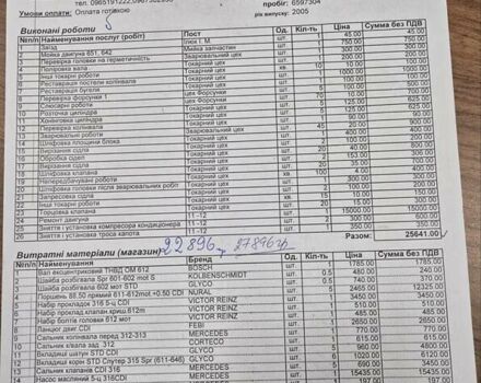 Білий Мерседес Sprinter, об'ємом двигуна 2.7 л та пробігом 796 тис. км за 15500 $, фото 22 на Automoto.ua