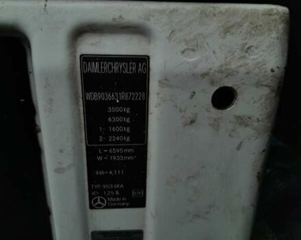 Белый Мерседес Sprinter, объемом двигателя 2.2 л и пробегом 600 тыс. км за 9800 $, фото 13 на Automoto.ua