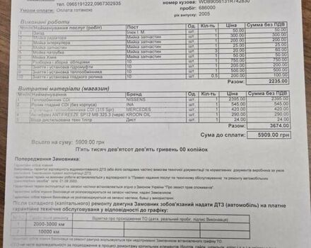 Білий Мерседес Sprinter, об'ємом двигуна 2.7 л та пробігом 796 тис. км за 15500 $, фото 25 на Automoto.ua