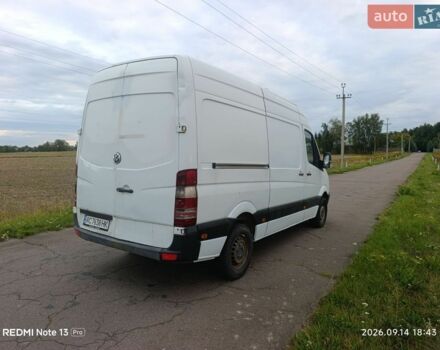 Белый Мерседес Sprinter, объемом двигателя 2.15 л и пробегом 445 тыс. км за 6800 $, фото 1 на Automoto.ua