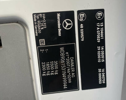 Белый Мерседес Sprinter, объемом двигателя 0 л и пробегом 270 тыс. км за 25400 $, фото 15 на Automoto.ua