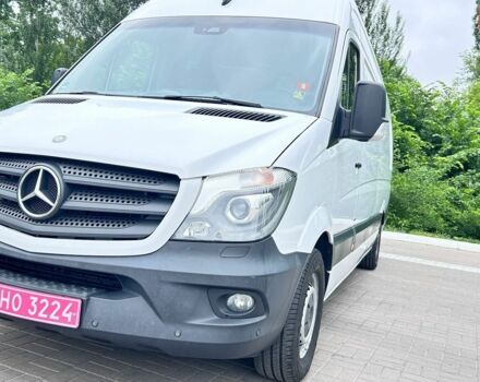 Белый Мерседес Sprinter, объемом двигателя 3 л и пробегом 307 тыс. км за 29750 $, фото 12 на Automoto.ua
