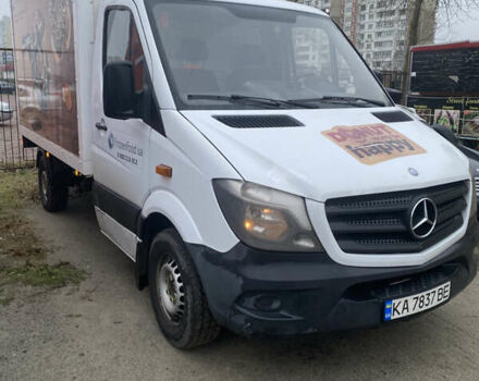 Белый Мерседес Sprinter, объемом двигателя 2.1 л и пробегом 383 тыс. км за 14500 $, фото 1 на Automoto.ua