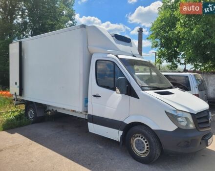 Белый Мерседес Sprinter, объемом двигателя 2.2 л и пробегом 80 тыс. км за 16800 $, фото 2 на Automoto.ua