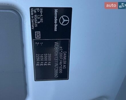 Белый Мерседес Sprinter, объемом двигателя 2.2 л и пробегом 150 тыс. км за 17900 $, фото 14 на Automoto.ua