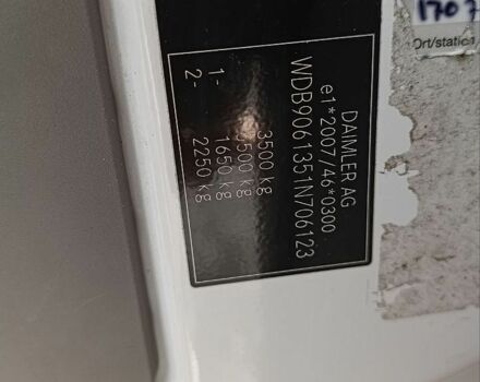 Белый Мерседес Sprinter, объемом двигателя 2.2 л и пробегом 251 тыс. км за 23750 $, фото 14 на Automoto.ua