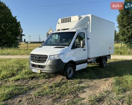 Белый Мерседес Sprinter, объемом двигателя 2.2 л и пробегом 209 тыс. км за 30650 $, фото 1 на Automoto.ua