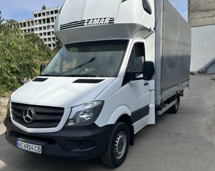 Белый Мерседес Sprinter, объемом двигателя 2.14 л и пробегом 434 тыс. км за 16900 $, фото 1 на Automoto.ua