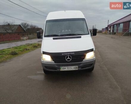 Белый Мерседес Sprinter, объемом двигателя 2.2 л и пробегом 193 тыс. км за 5999 $, фото 44 на Automoto.ua