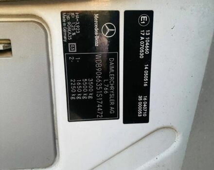 Белый Мерседес Sprinter, объемом двигателя 2.1 л и пробегом 500 тыс. км за 9500 $, фото 7 на Automoto.ua