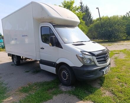 Белый Мерседес Sprinter, объемом двигателя 2.2 л и пробегом 165 тыс. км за 8964 $, фото 1 на Automoto.ua