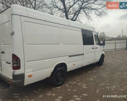 Белый Мерседес Sprinter, объемом двигателя 2.7 л и пробегом 285 тыс. км за 8099 $, фото 1 на Automoto.ua