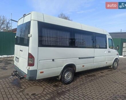 Белый Мерседес Sprinter, объемом двигателя 2.7 л и пробегом 550 тыс. км за 9500 $, фото 3 на Automoto.ua