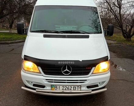 Белый Мерседес Sprinter, объемом двигателя 2.7 л и пробегом 645 тыс. км за 5800 $, фото 1 на Automoto.ua
