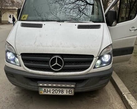 Белый Мерседес Sprinter, объемом двигателя 2.2 л и пробегом 335 тыс. км за 10500 $, фото 18 на Automoto.ua