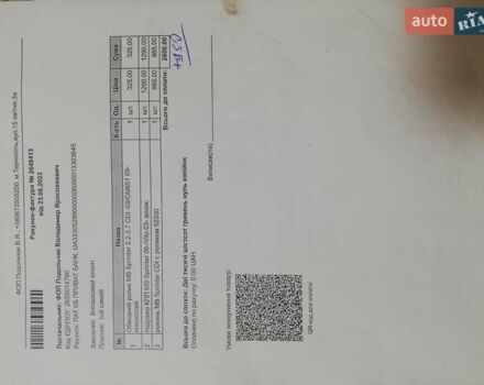 Белый Мерседес Sprinter, объемом двигателя 2.1 л и пробегом 476 тыс. км за 10000 $, фото 15 на Automoto.ua