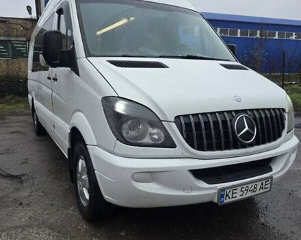 Белый Мерседес Sprinter, объемом двигателя 3 л и пробегом 200 тыс. км за 22500 $, фото 1 на Automoto.ua