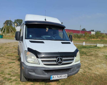 Белый Мерседес Sprinter, объемом двигателя 2.15 л и пробегом 363 тыс. км за 13500 $, фото 1 на Automoto.ua