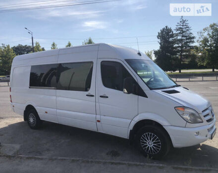 Белый Мерседес Sprinter, объемом двигателя 3 л и пробегом 630 тыс. км за 18500 $, фото 1 на Automoto.ua