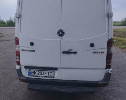 Белый Мерседес Sprinter, объемом двигателя 2.2 л и пробегом 530 тыс. км за 14700 $, фото 3 на Automoto.ua