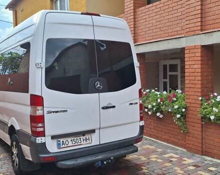 Белый Мерседес Sprinter, объемом двигателя 2.2 л и пробегом 285 тыс. км за 19000 $, фото 1 на Automoto.ua