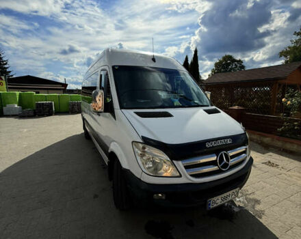Белый Мерседес Sprinter, объемом двигателя 2.14 л и пробегом 160 тыс. км за 15000 $, фото 7 на Automoto.ua