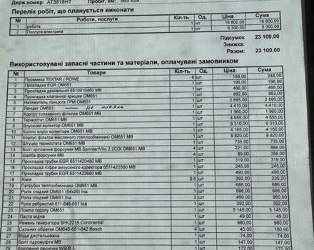 Білий Мерседес Sprinter, об'ємом двигуна 2.1 л та пробігом 570 тис. км за 19500 $, фото 2 на Automoto.ua