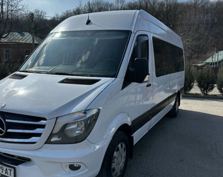 Белый Мерседес Sprinter, объемом двигателя 2.14 л и пробегом 347 тыс. км за 22500 $, фото 1 на Automoto.ua
