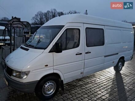 Белый Мерседес Sprinter, объемом двигателя 2.87 л и пробегом 715 тыс. км за 6500 $, фото 1 на Automoto.ua