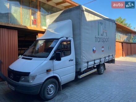 Белый Мерседес Sprinter, объемом двигателя 2.87 л и пробегом 400 тыс. км за 13800 $, фото 1 на Automoto.ua
