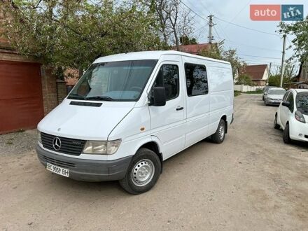 Белый Мерседес Sprinter, объемом двигателя 2.9 л и пробегом 487 тыс. км за 6750 $, фото 1 на Automoto.ua