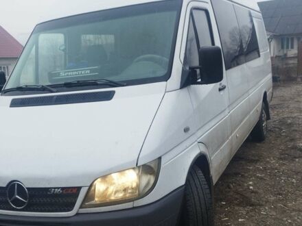Білий Мерседес Sprinter, об'ємом двигуна 2.69 л та пробігом 320 тис. км за 9200 $, фото 1 на Automoto.ua