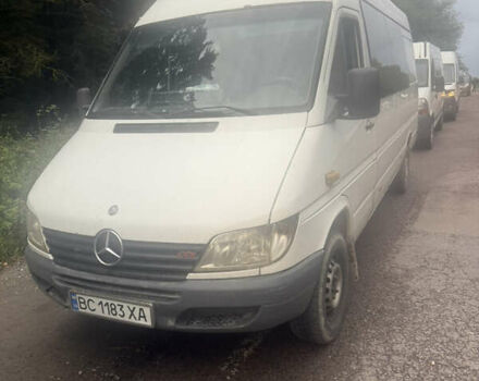 Білий Мерседес Sprinter, об'ємом двигуна 2.15 л та пробігом 296 тис. км за 6500 $, фото 1 на Automoto.ua